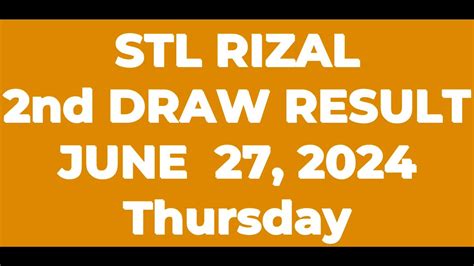 jueteng result today isabela|STL RIZAL RESULT TODAY 2nd DRAW RESULT JUNE 27, .